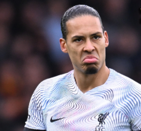 Ex-Liverpool player hits Van Dijk, causing the team to concede a goal